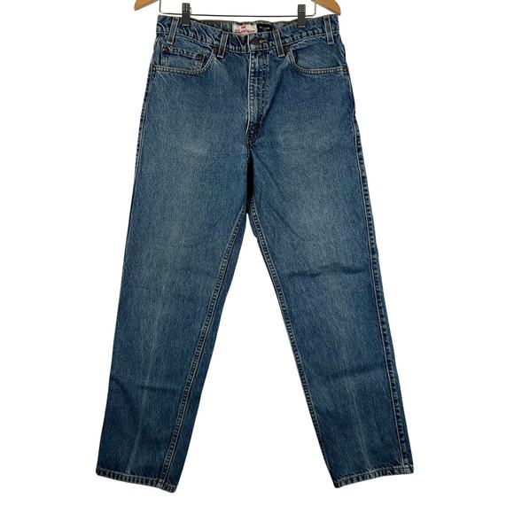 VINTAGE Levis Signature Series 540 Jeans Mens 34x30 Relaxed Fit Denim Brown Tab - Picture 1 of 10